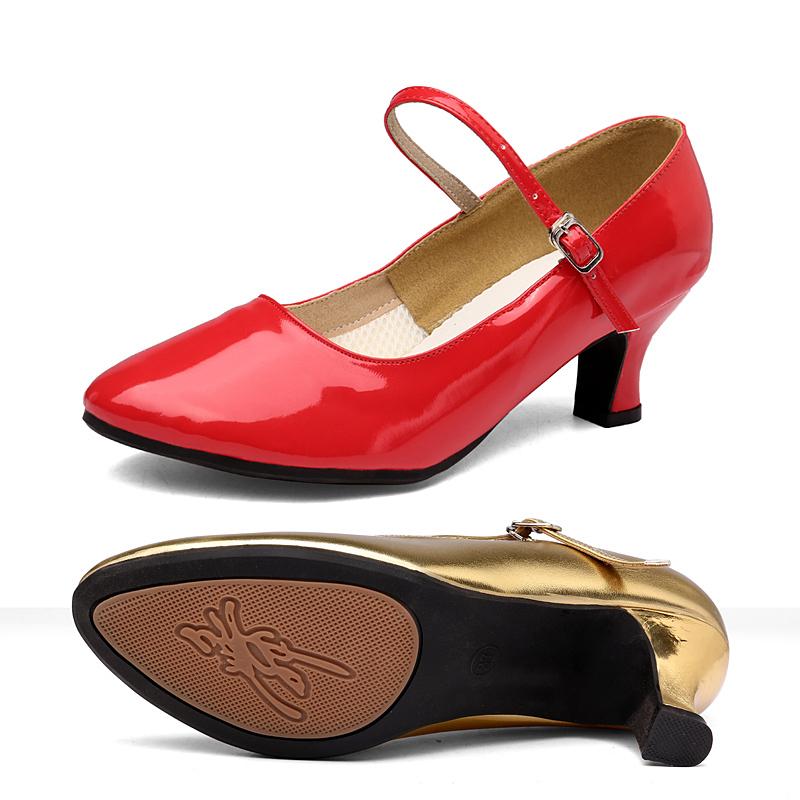 Women's Leatherette 5.5cm Heels Modern With  Buckle  Ballroom Dance Shoes Modern Shoes