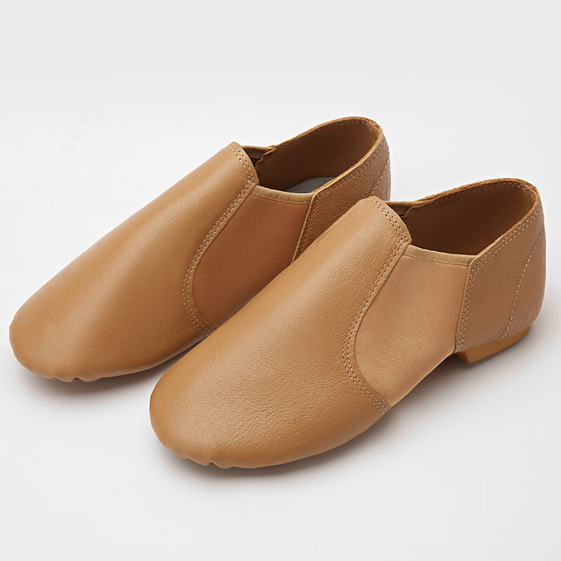 Brown Flats Jazz Dance Shoes Teaching & Practice Shoes