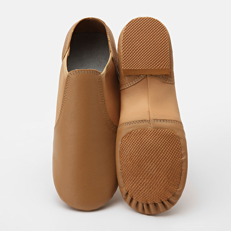 Brown Flats Jazz Dance Shoes Teaching & Practice Shoes