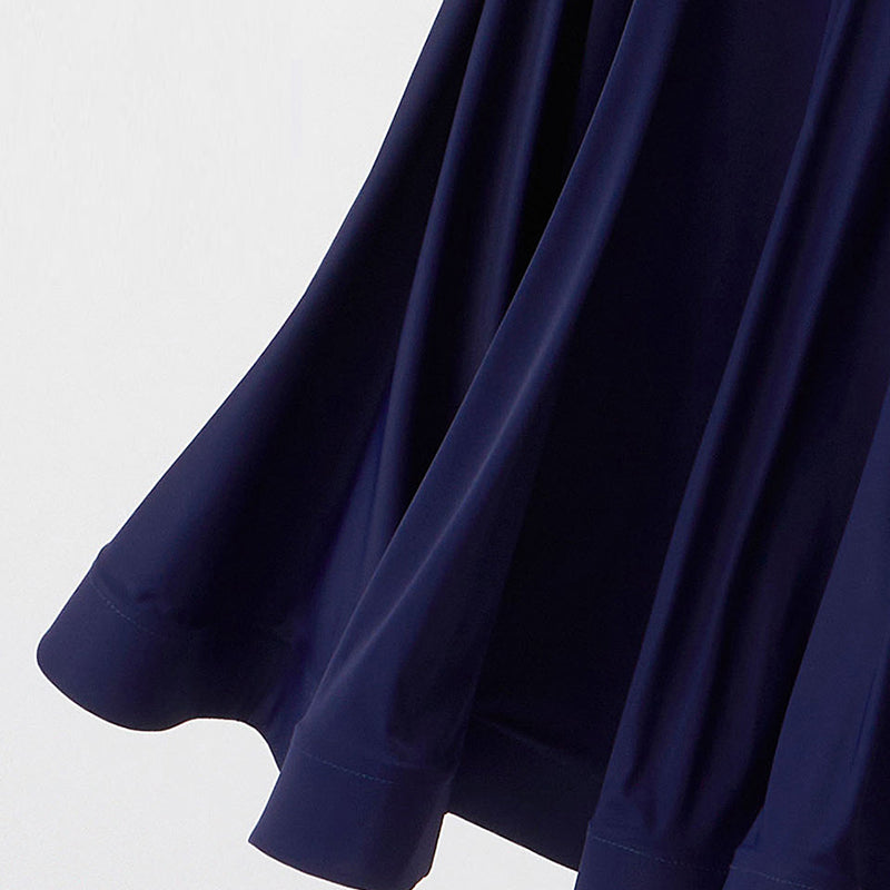 YUN Customisable-Women's Navy Diamonds Ballroom Waltz Modern Dance Dresses Dancewear