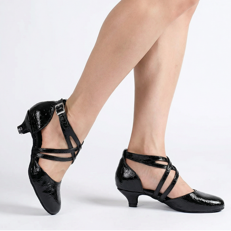 Women's Leatherette Customized Heel Ballroom Dance Shoes Modern Dance Shoes