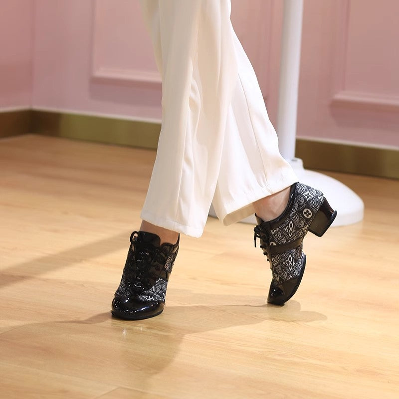 KCDANCE Women's Leatherette Teaching & Practice Shoes Ballroom Dance Shoes