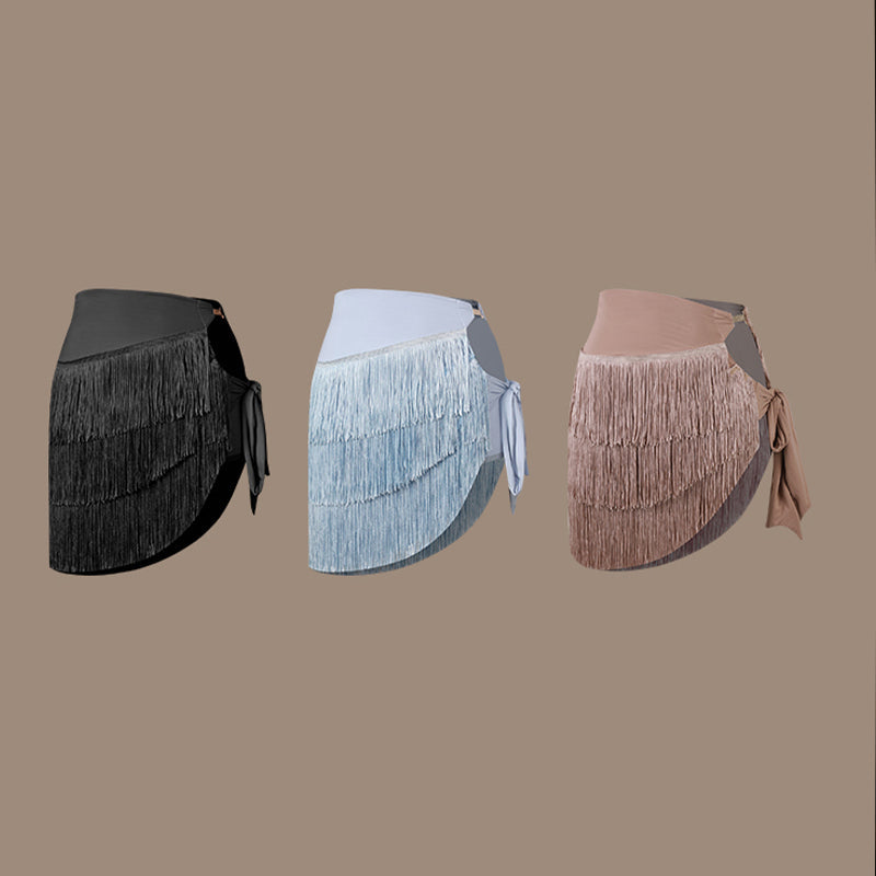 Z Women's Tassel Dance Skirt DanceWear Training Performance Skirts