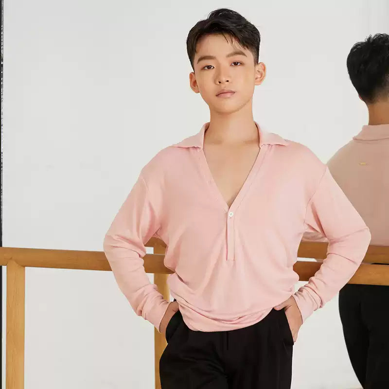 Z Boy’s Long-sleeved Dance Practice Tops Dancewear