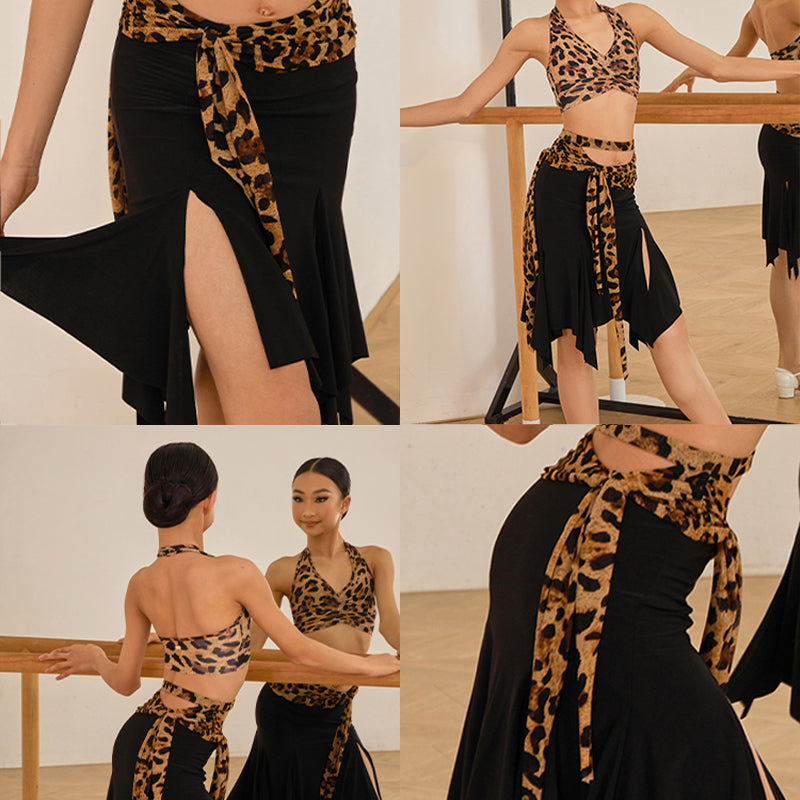 Z Girls Black Swing Dance Skirts Practice Dancewear