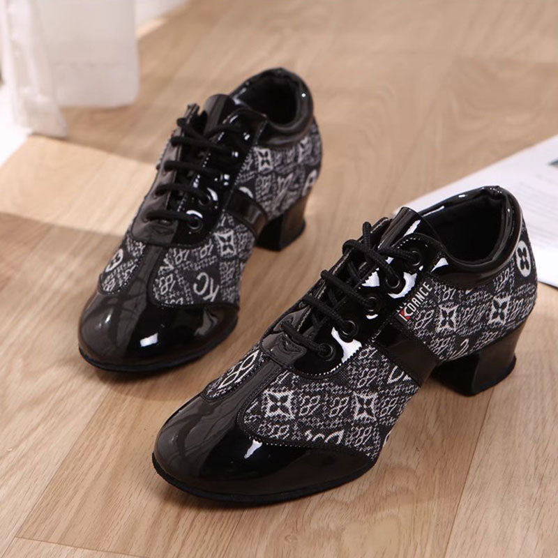 KCDANCE Women's Leatherette Teaching & Practice Shoes Ballroom Dance Shoes