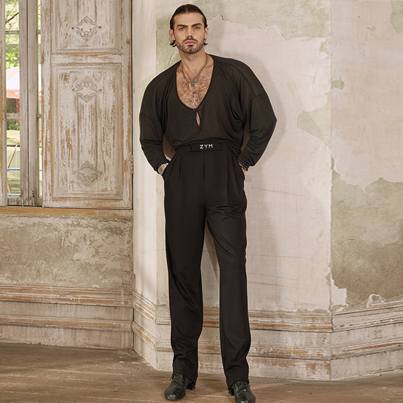 Z Men's Dance Pants Latin Dance Practice Clothes