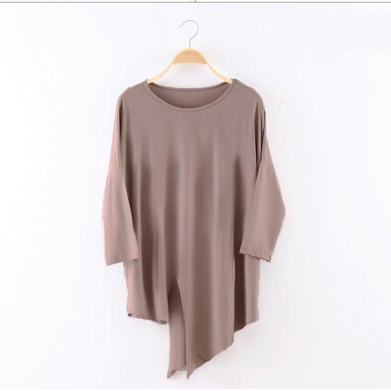 HC Men's Long Sleeve Round Neck Latin Dance Tops Dance Wear