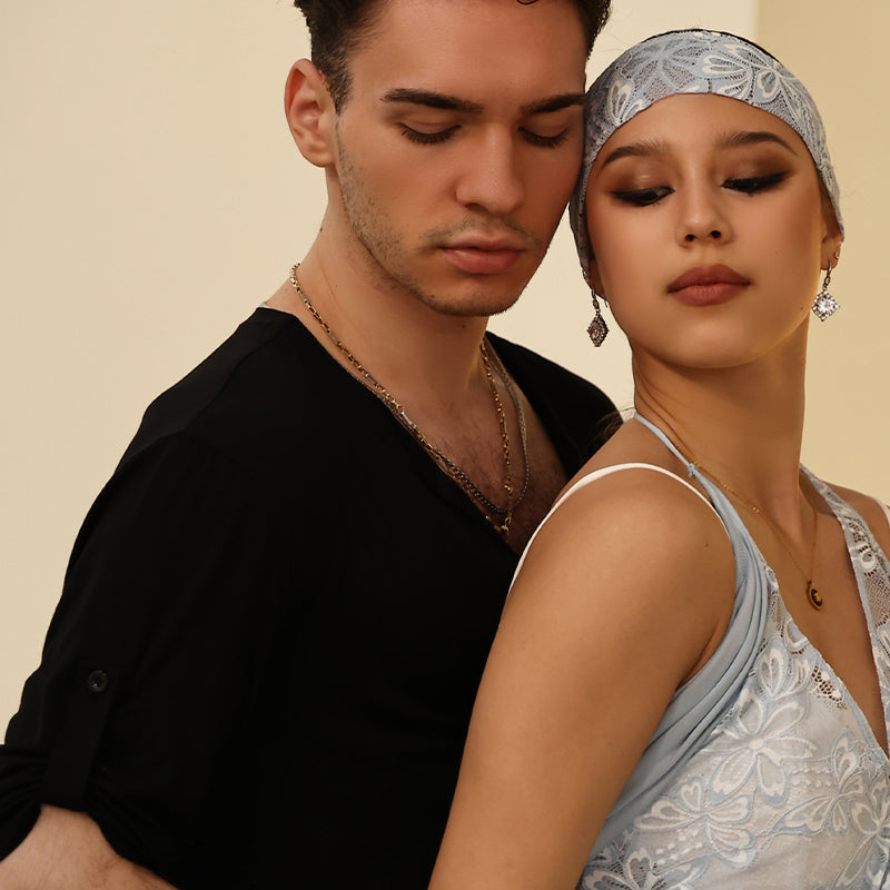 YES Men's Short Sleeves Latin Dance Tops Dance Wear