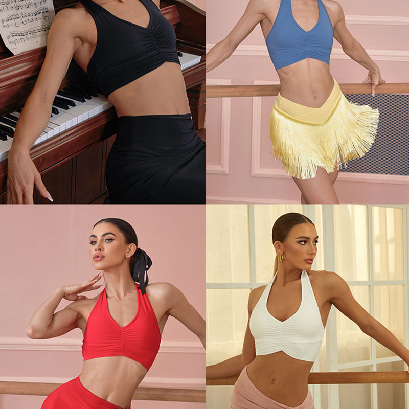 Z Women's Halter Tops Training Dance Tops DanceWear Dance Tops