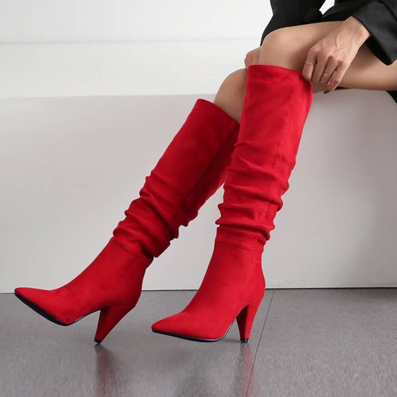 AJ Women's 9cm High Heel Jazz Dance Shoes Heels Dance Boots