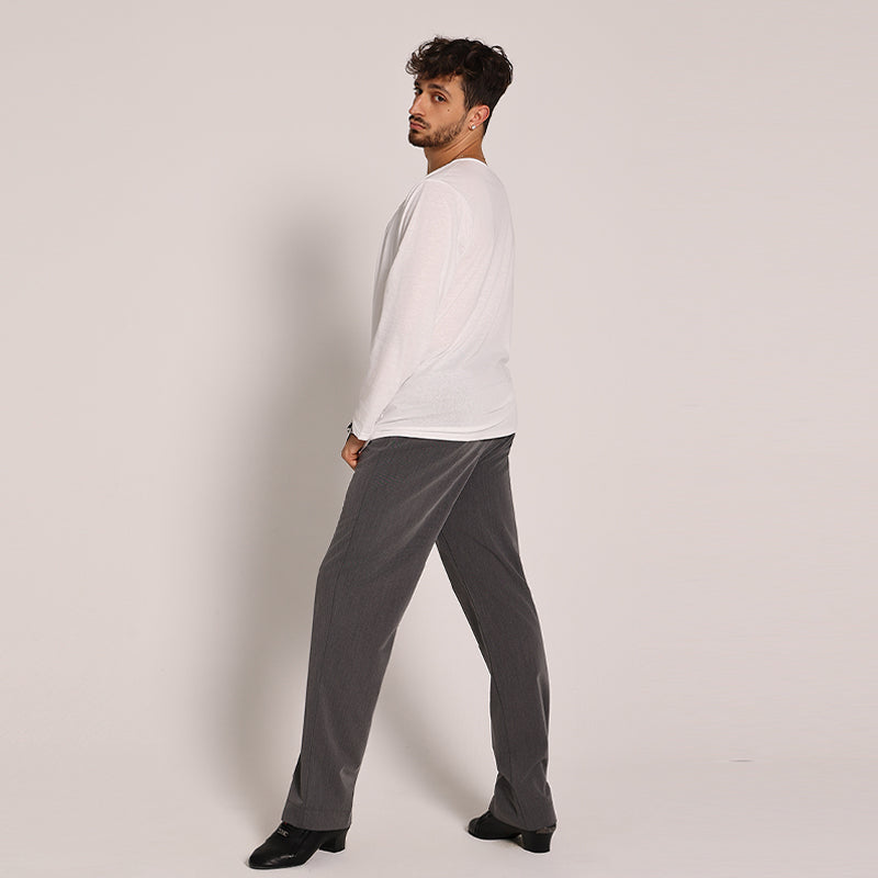 YES Men's Long Sleeves Latin Dance Tops Dance Wear