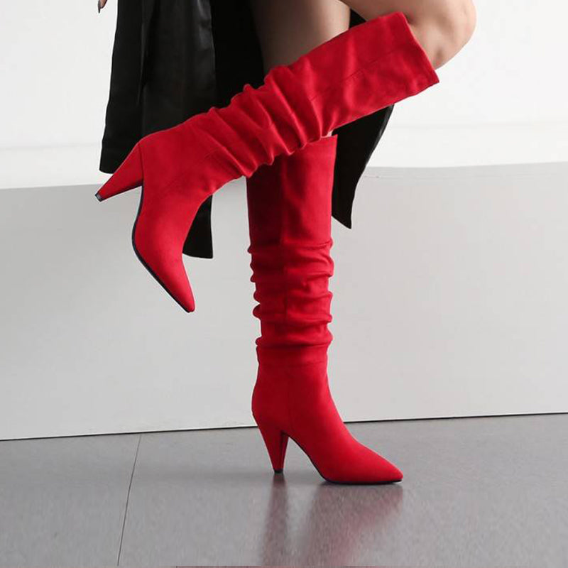 AJ Women's 9cm High Heel Jazz Dance Shoes Heels Dance Boots