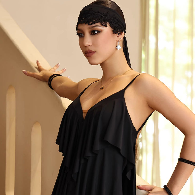YES Women's Sleeveless Dress Dance Wear Training Performance Dress
