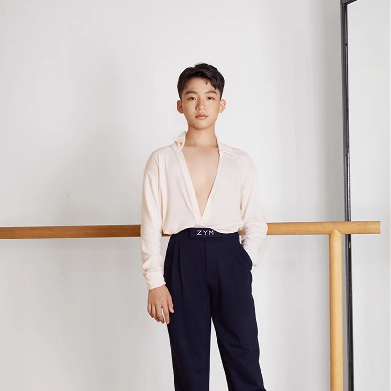 Z Boy’s Long-sleeved Dance Practice Tops Dancewear