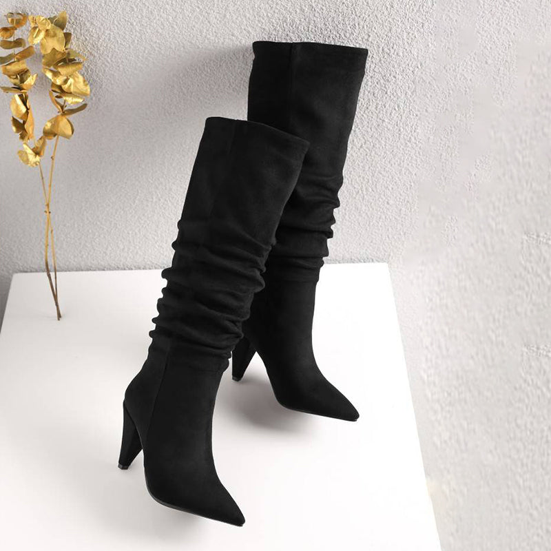 AJ Women's 9cm High Heel Jazz Dance Shoes Heels Dance Boots