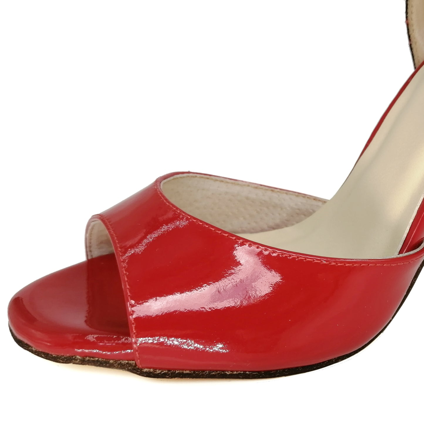 SHJ Women's Red Real Leather 7cm/9cm Heels Dance Shoes Tango Shoes