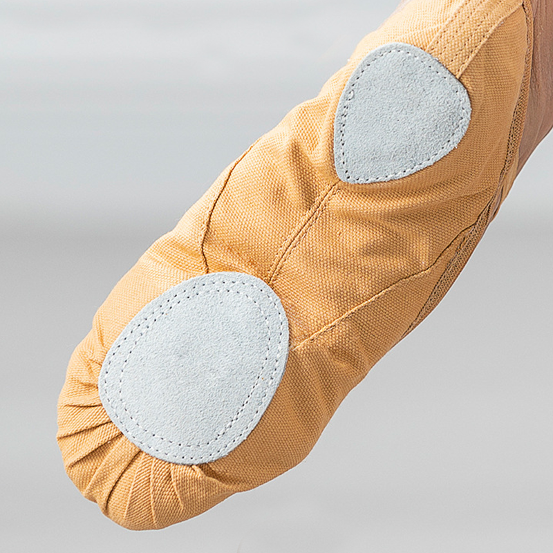 WY Women's Split-Sole Stretch Canvas Ballet Shoe