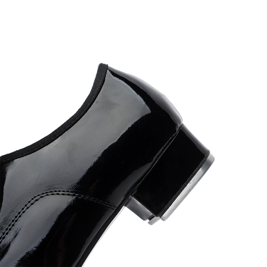 Women's Black 3cm Heel Lace-up Tap Shoes  Dance Shoes