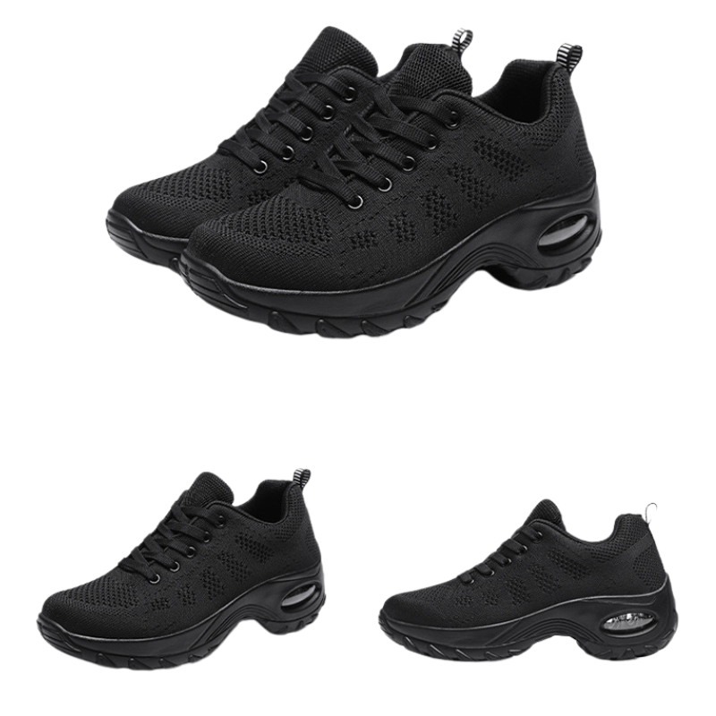 Women's Mesh Jazz Shoes Lace-up Dance Sneakers