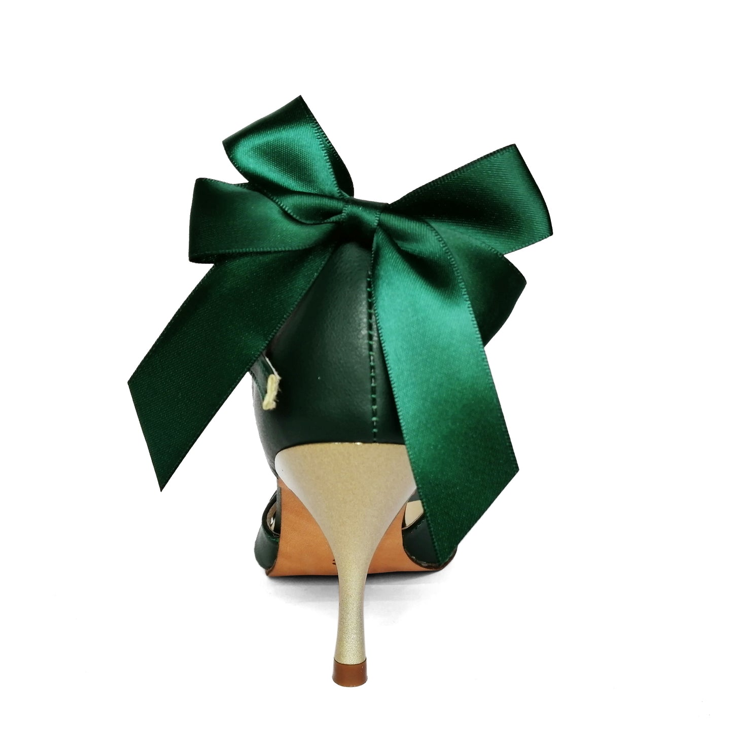 SHJ Women's Green Real Leather 7cm/9cm Heels Dance Shoes Tango Shoes