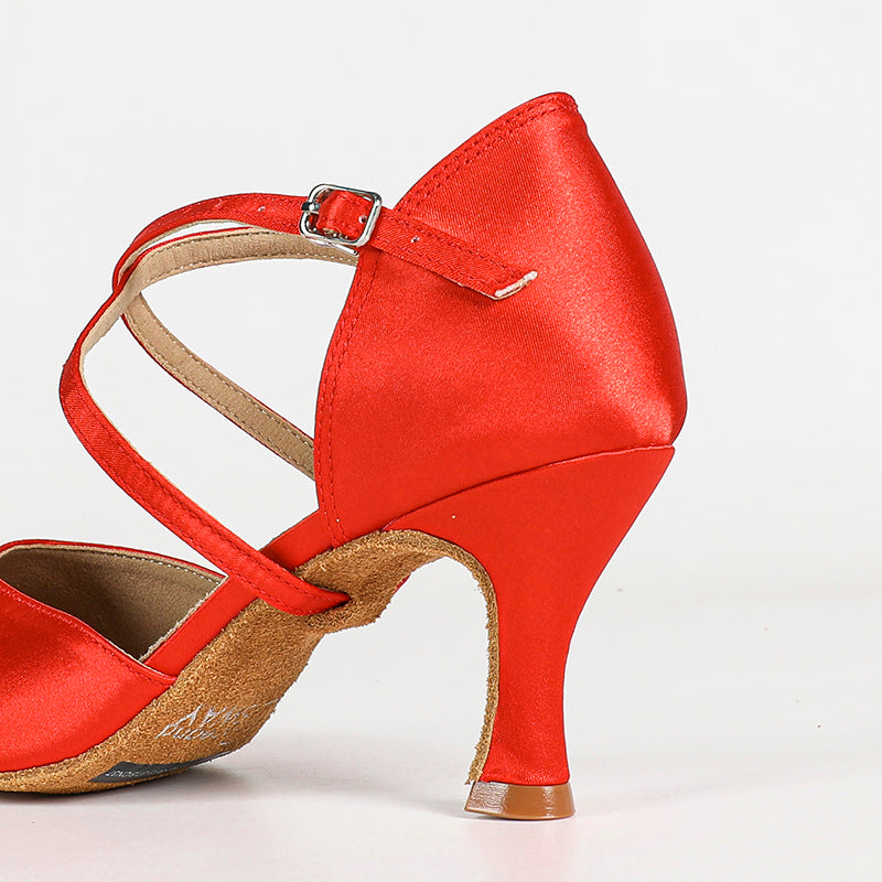 Women's Satin 4.5/7.5cm Heels Ballroom Dance Shoes Modern Dance Shoes
