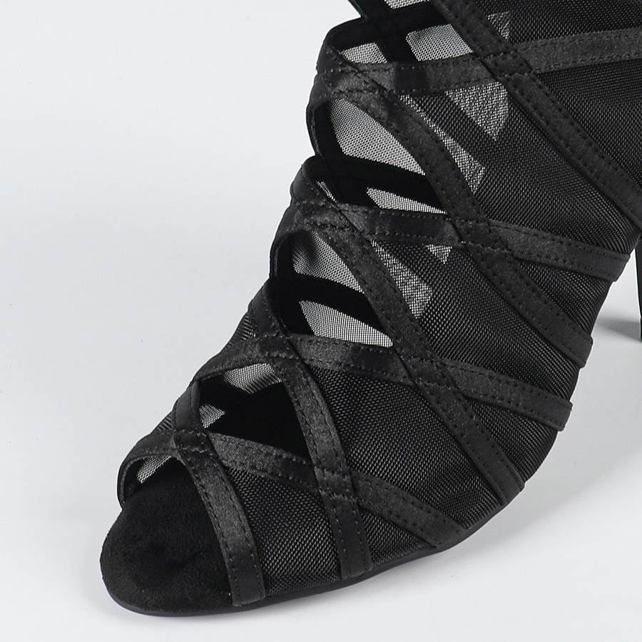DS Women's Rubber Sole Customized Heel Heels Dance Boots Jazz Salsa Dancing Shoes