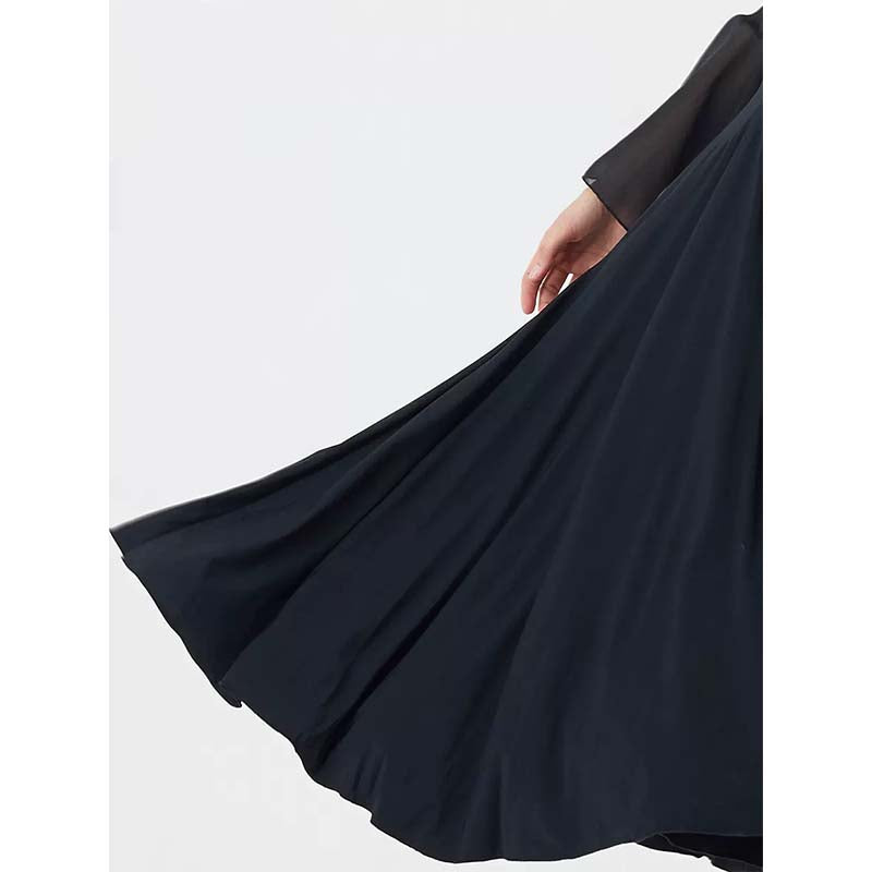 YUN Customisable-Women's Navy Diamonds Ballroom Waltz Modern Dance Dresses Dancewear