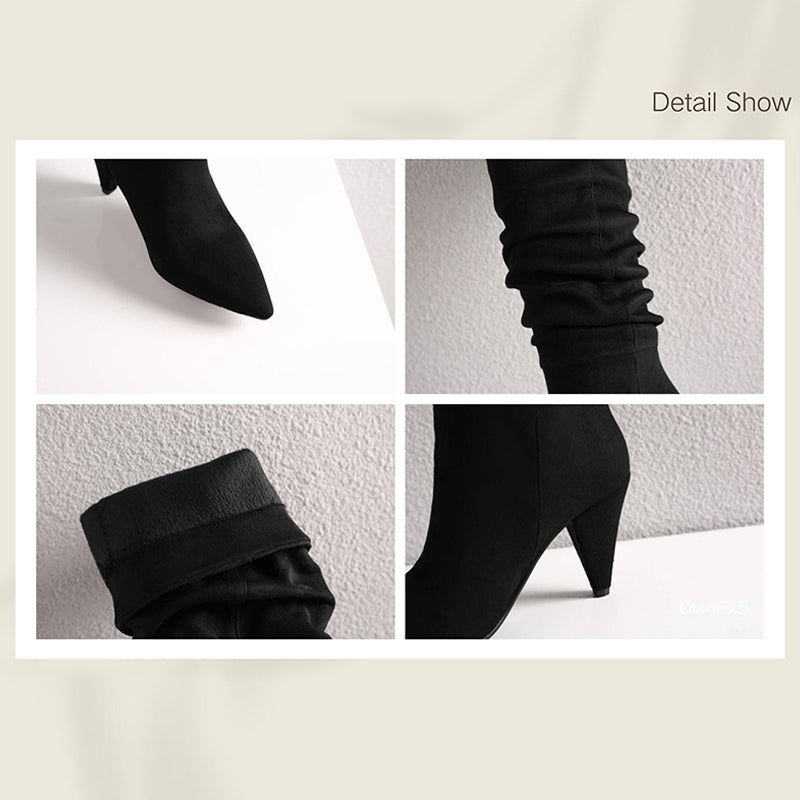 AJ Women's 9cm High Heel Jazz Dance Shoes Heels Dance Boots
