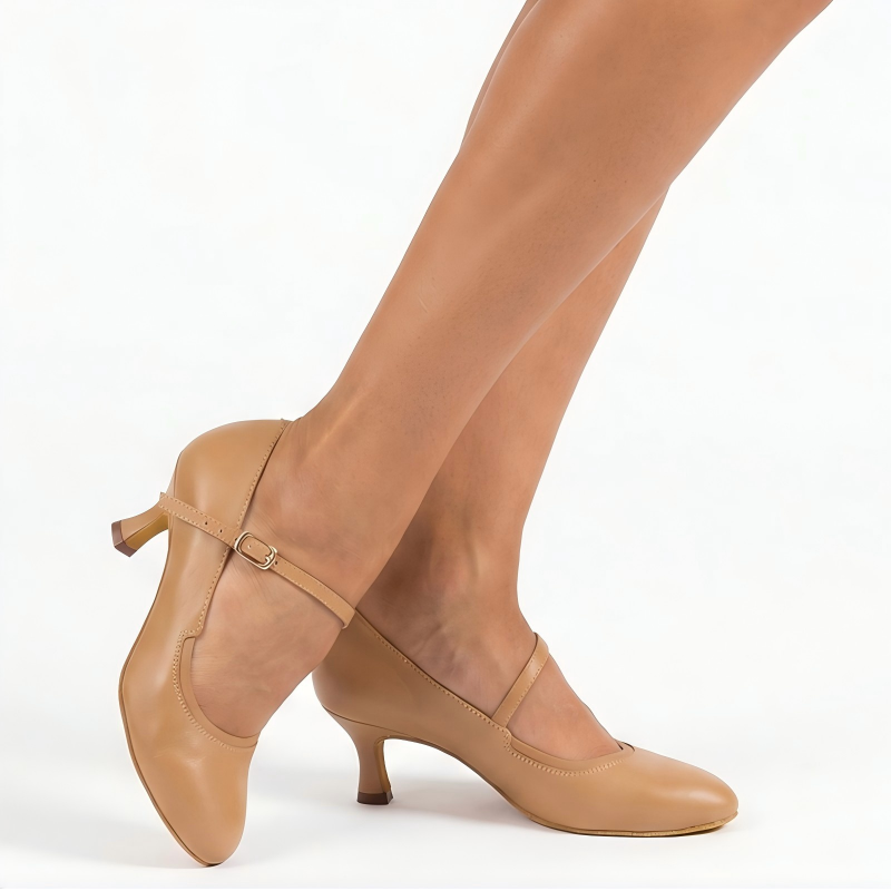 Women's Leatherette Customized Heel Pumps Ballroom Modern Dance Shoes