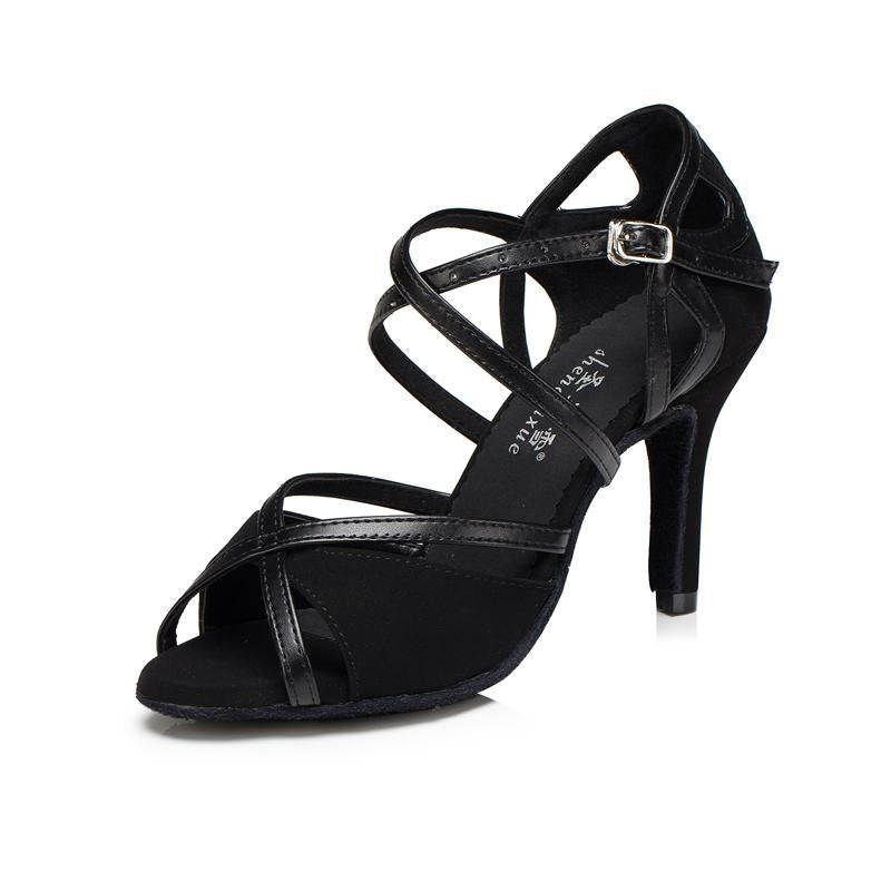 DS Women's Sude Customized Heel Latin Shoes/Ballroom Dance Shoes