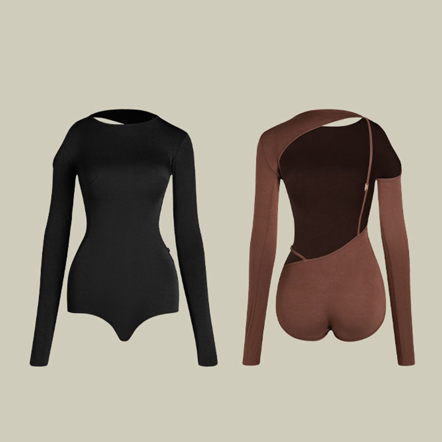 Z Girls Long-sleeved Dance Tops Practice Bodysuit
