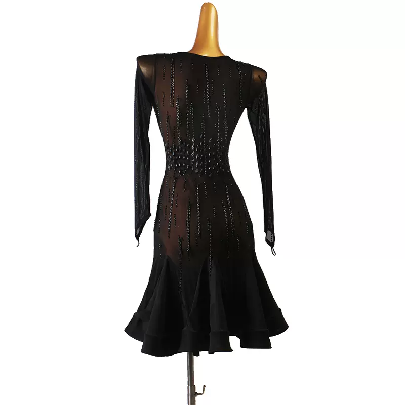 Customisable-Women's Diamante Dance Dresses Competition Dress Performance Costume
