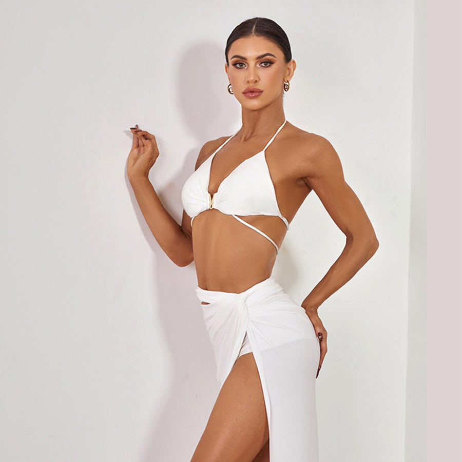 Z Women's Milk Silk Halter Latin Tops Practice Tops Latin DanceWear