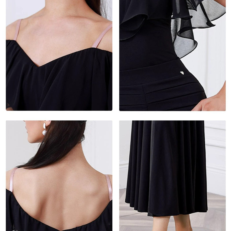TID Women's Swing Modern Ballroom Waltz Dance Skirts DanceWear