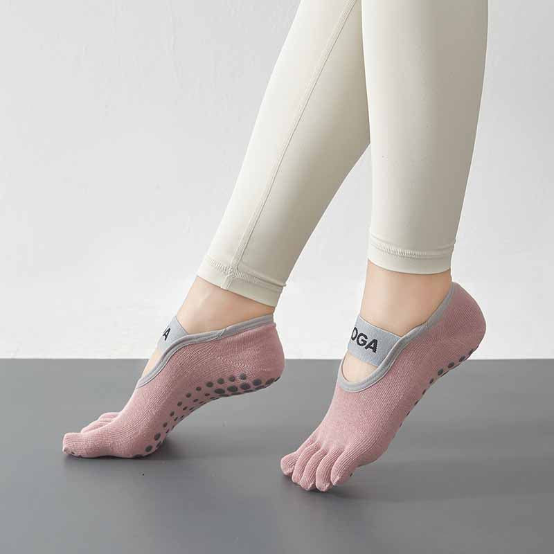 Full-Toe Yoga Pilates Grip Five-ToeSocks