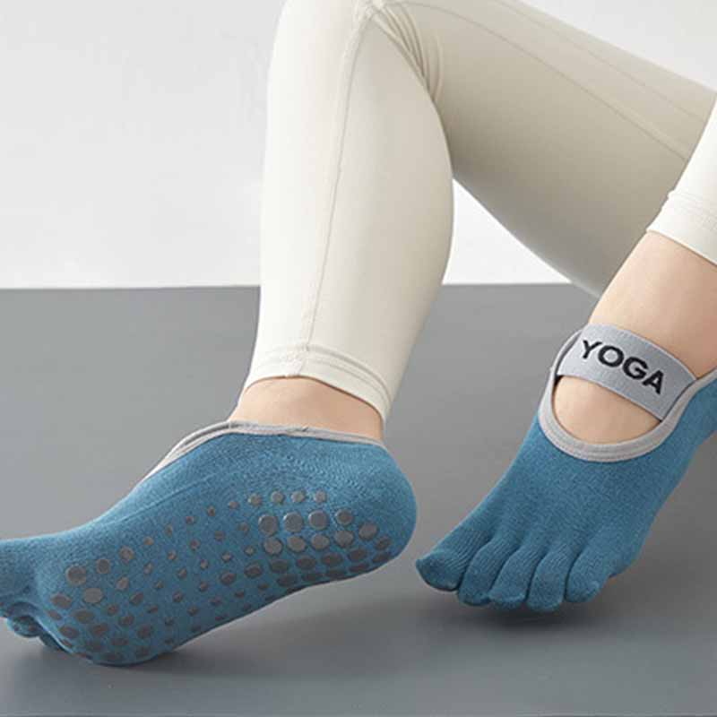 Full-Toe Yoga Pilates Grip Five-ToeSocks