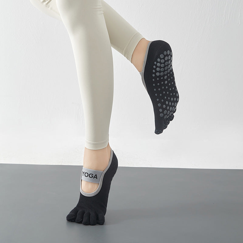 Full-Toe Yoga Pilates Grip Five-ToeSocks
