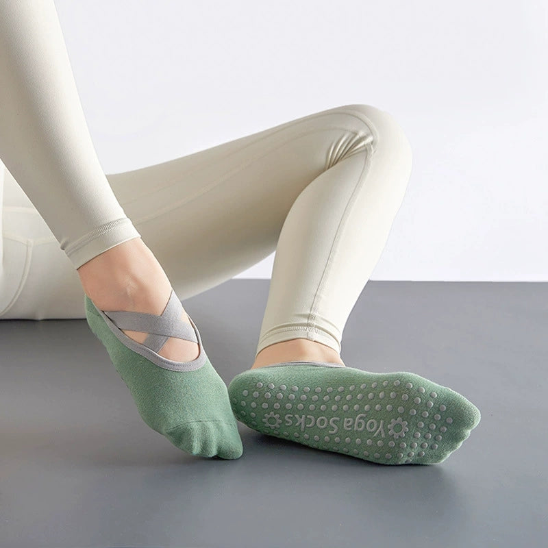 Full-Toe Yoga Pilates Grip Socks
