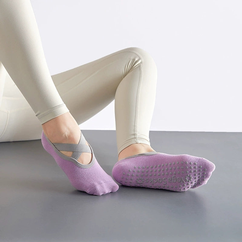 Full-Toe Yoga Pilates Grip Socks