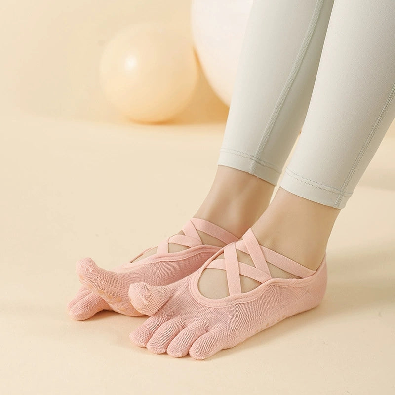 Full-Toe Yoga Pilates Grip Five-ToeSocks