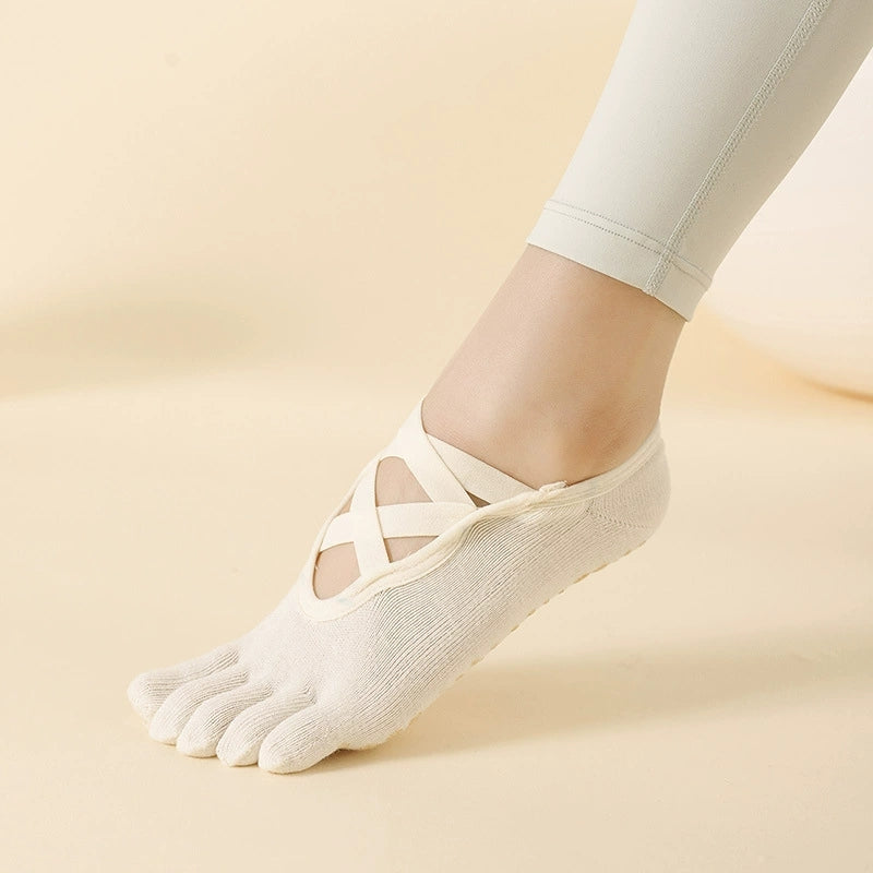 Full-Toe Yoga Pilates Grip Five-ToeSocks