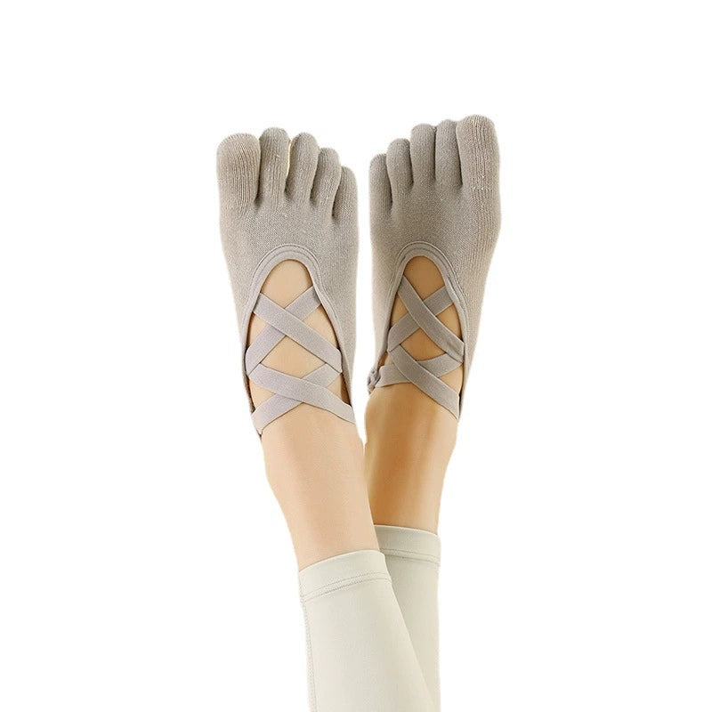 Full-Toe Yoga Pilates Grip Five-ToeSocks