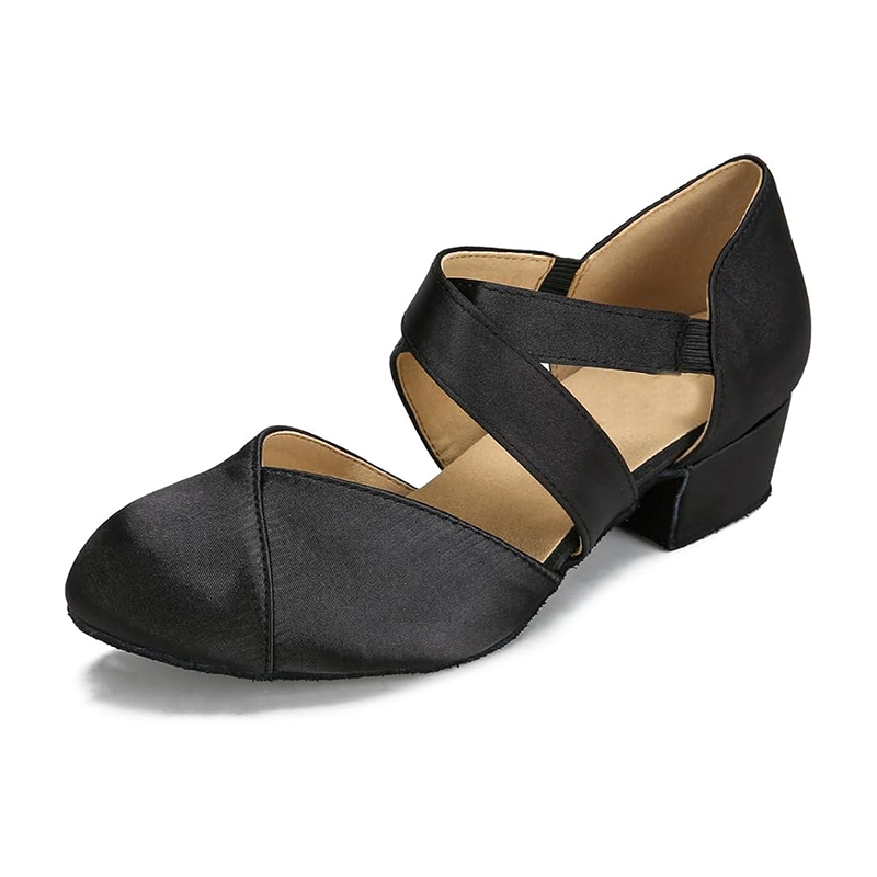 DS Women's Satin 3.5cm/6cm Heels Ballroom Dance Shoes Swing Dance Shoes