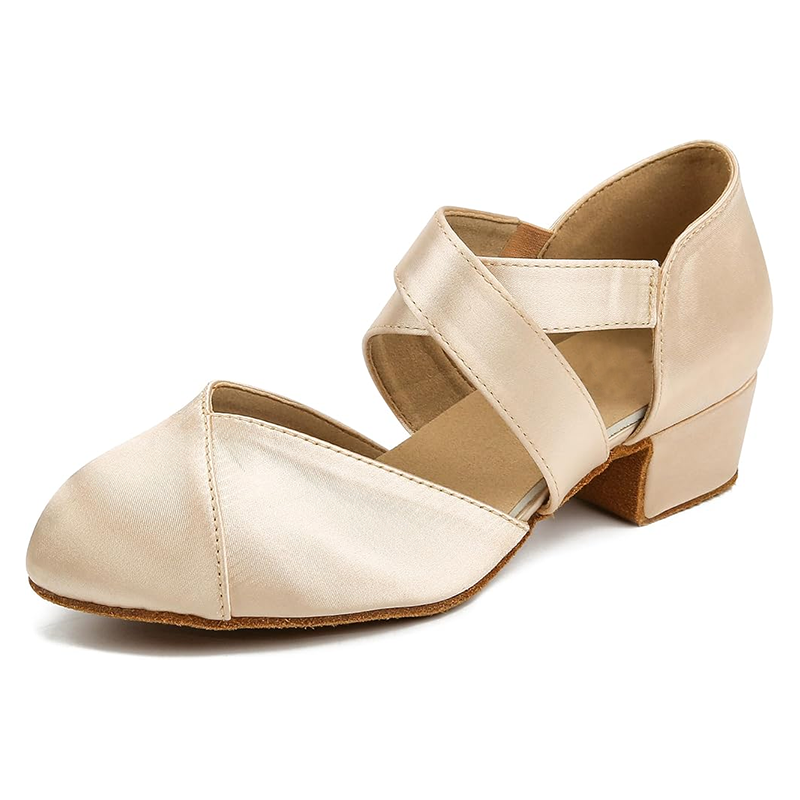 DS Women's Satin 3.5cm/6cm Heels Ballroom Dance Shoes Swing Dance Shoes
