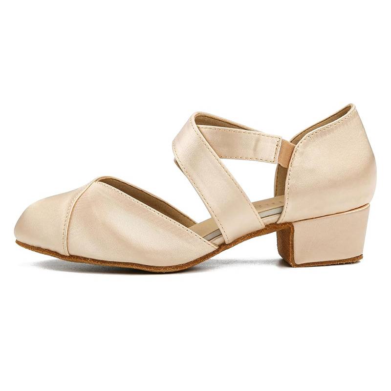 DS Women's Satin 3.5cm/6cm Heels Ballroom Dance Shoes Swing Dance Shoes