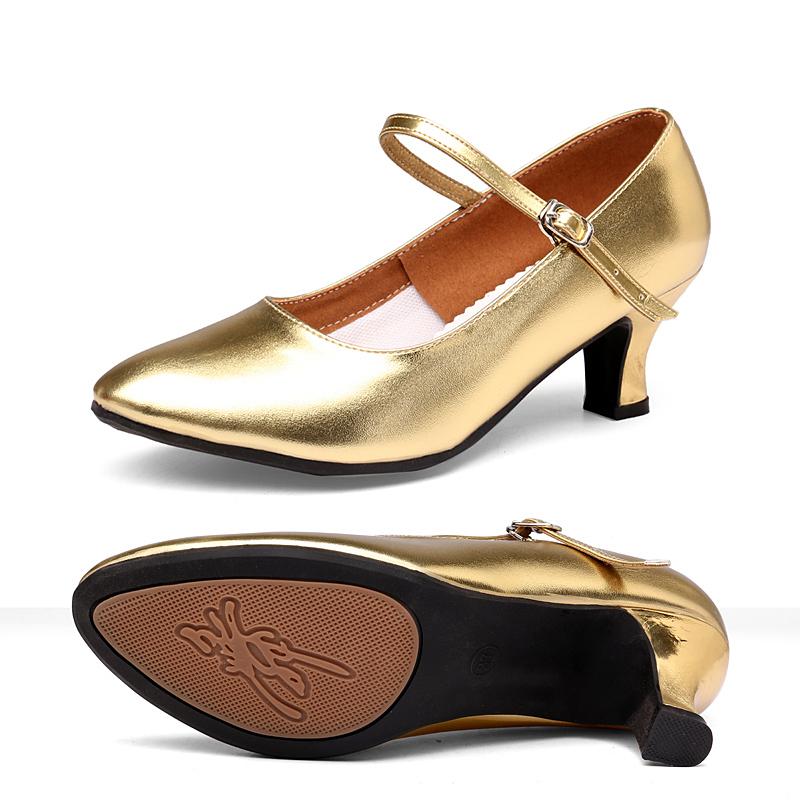 Women's Leatherette 5.5cm Heels Modern With  Buckle  Ballroom Dance Shoes Modern Shoes