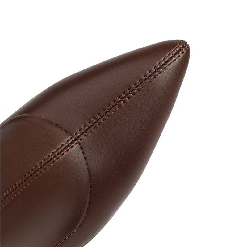 Women's 8.5cm/10cm Heel Leatherette Heels Dance Boots Jazz Street Sole Dance Shoes