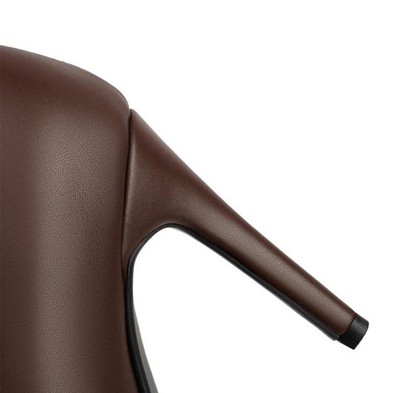 Women's 8.5cm/10cm Heel Leatherette Heels Dance Boots Jazz Street Sole Dance Shoes