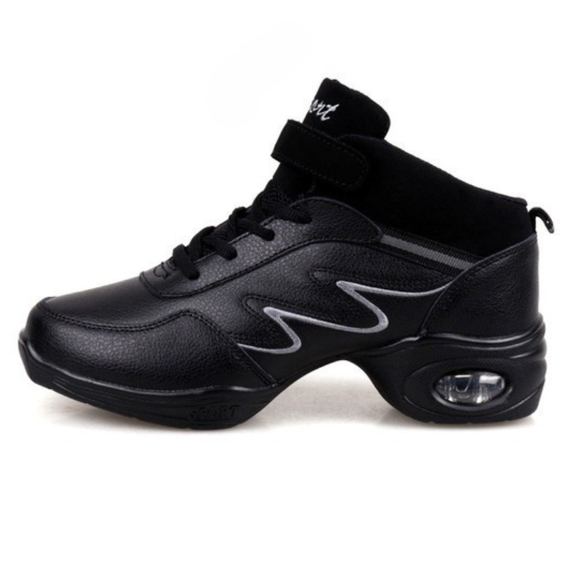 Women's Jazz Shoes Lace-up Dance Sneakers